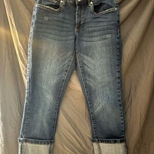 VENUS Blue Cropped Jeans